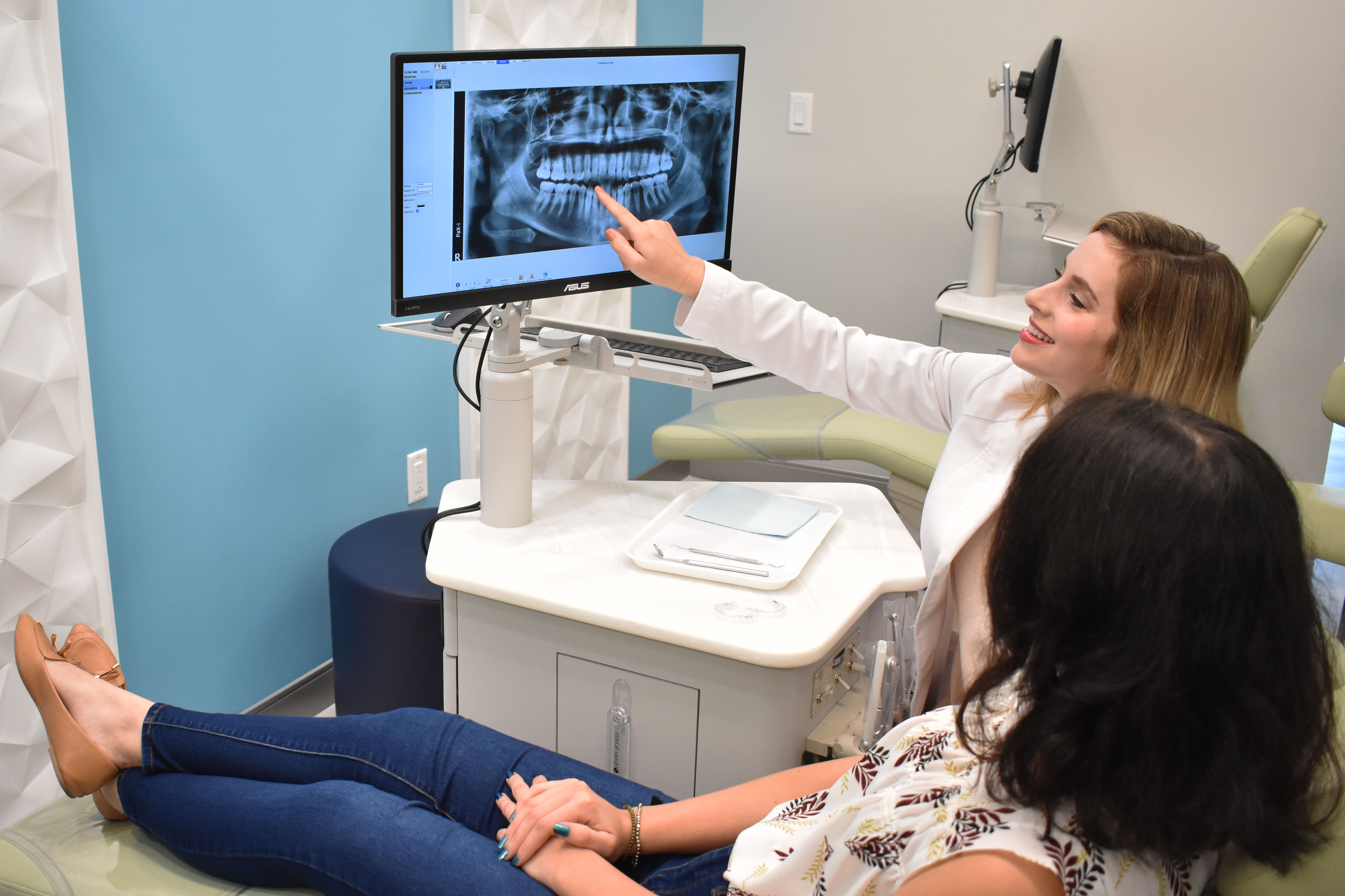 At Origami Orthodontics. our clear aligner exam process is comprehensive and includes intraoral, extraoral, and radiographic images.